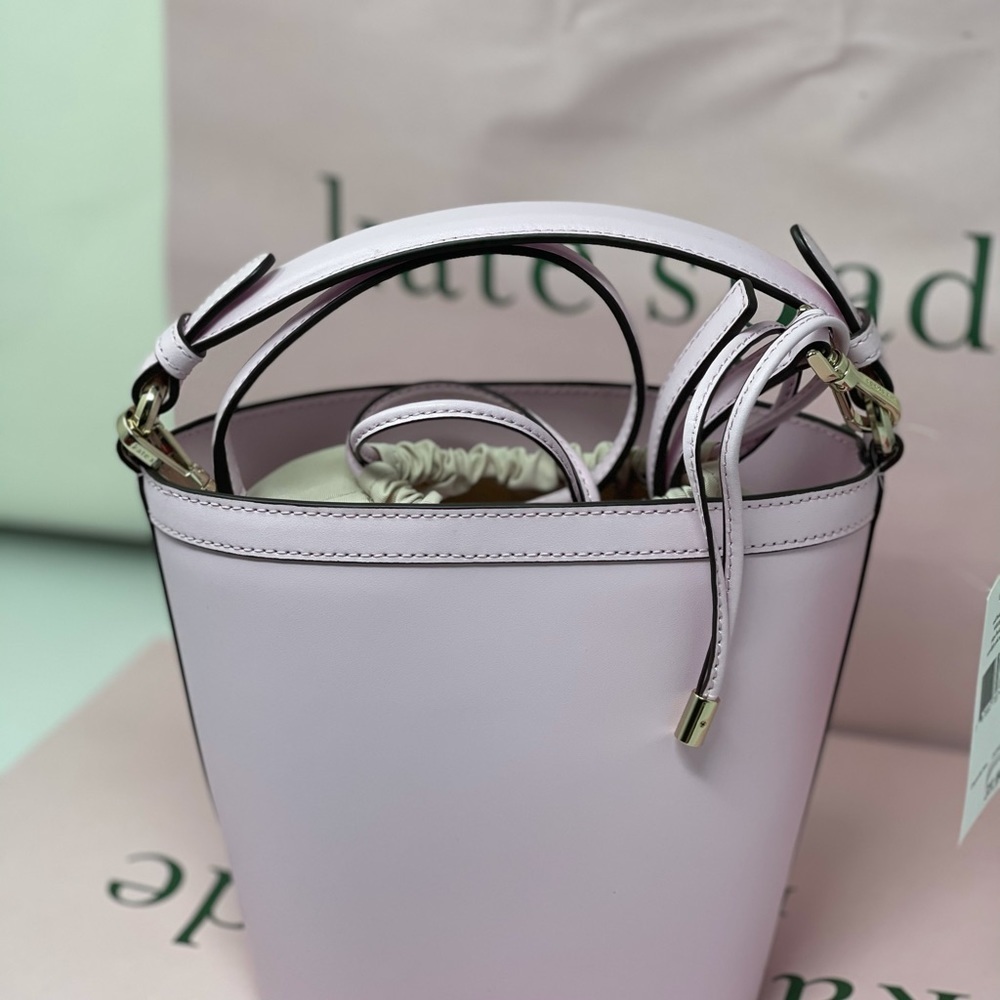 Kate spade pink Flock Party Parrot Bucket Bag - Picture 6 of 9